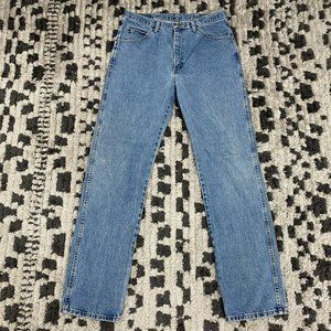 Wrangler Regular Fit Men’s Blue Denim Jeans Size 34 X 36